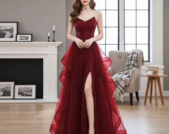 embroidered casual dress A Line V Neck Embroidery Long Sleeve Dress YM442 – Cbano