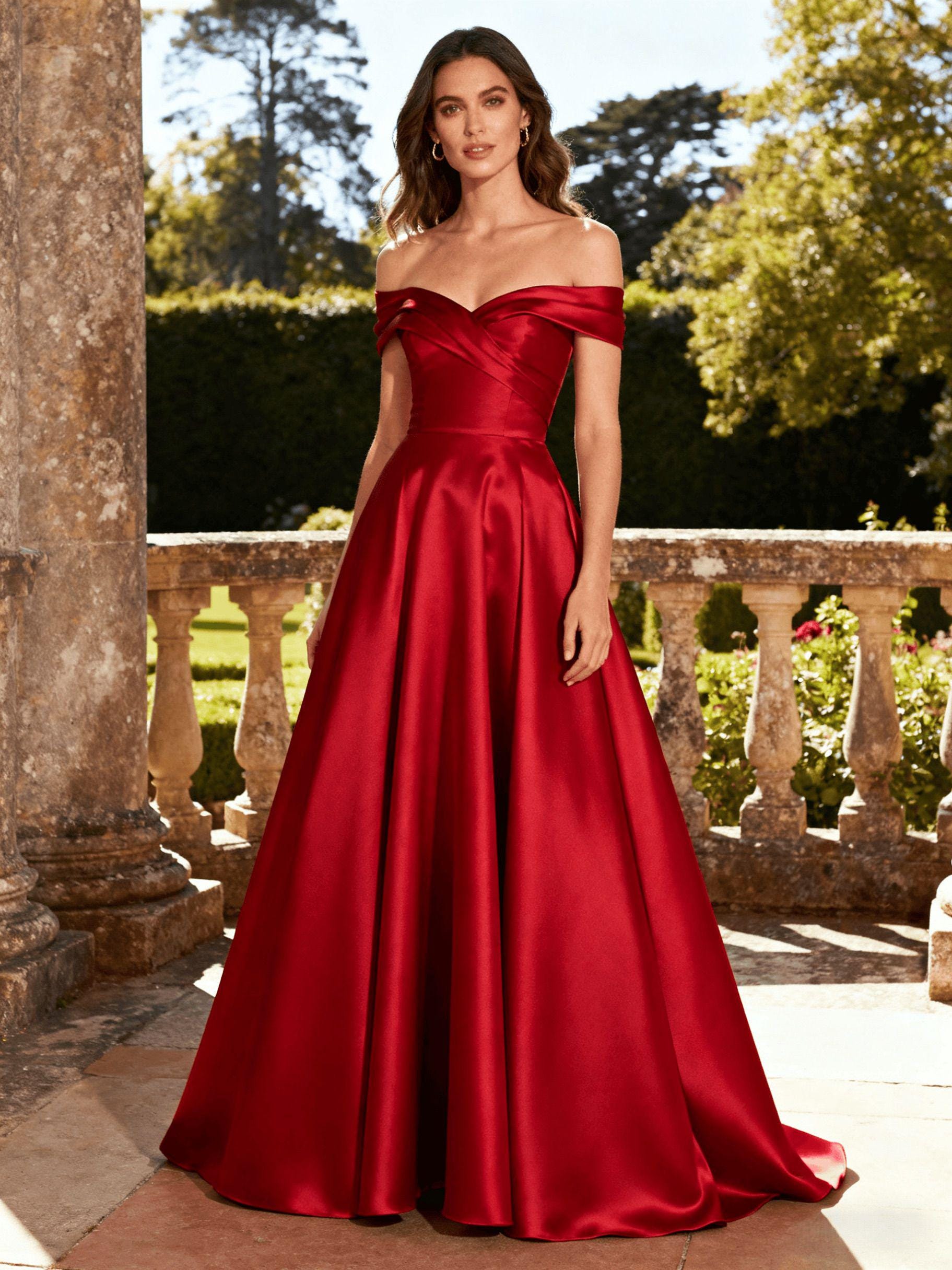 High Quality Red Satin Formal Evening Prom Dress,red Ball Gowns,wedding Dress,maxi Dress,event Dress,elegant Evening Christmas Party Dress - Etsy UK High Quality Red Satin Formal Evening Prom Dress,red Ball Gowns,wedding Dress,maxi Dress,event Dress,elegant Evening Christmas Party Dress - Etsy UK