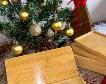 Candle Trays | Bamboo Candle Trays | Trays for Wax melts | Decorative Tray | Rectangular Bamboo Tray | Candles | Decor |