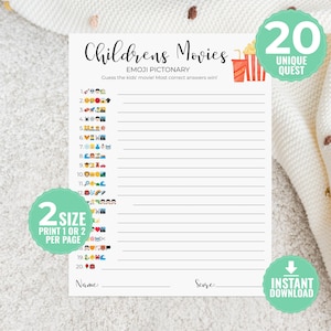 Childrens movies emoji game baby shower emoji game baby emoji pictionary guess the emoji baby shower pictionary movie emoji game answers