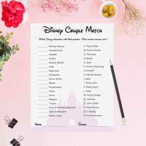 Match Couples Bridal Shower Game Printable Matching Game Bridal Shower Game Templates Bridal Shower Game Printables Download