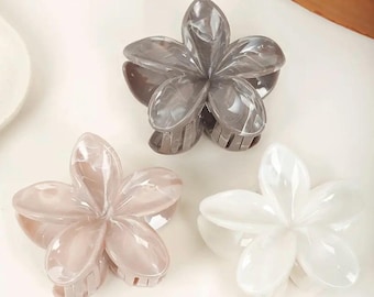 Flower hair clip Hawaii | Hair clip | Hair Accessories | Hair clip | neutral tones | Flower barrette