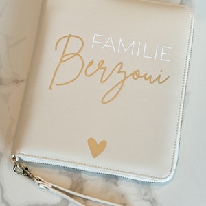 Familienorganizer mit Namen | personalisiert  |  Reiseorganizer | Dokumentenmappe | Familienmappe | Reiseunterlagen | Hochzeitsgeschenk
