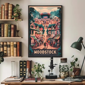 Celebrate the Spirit of Woodstock – Iconic Music Festival Aluminum Print
