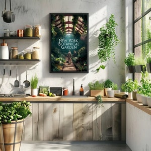 New York Botanischer Garten Interior Fotodruck – Eine Ruhige Flucht in die Natur