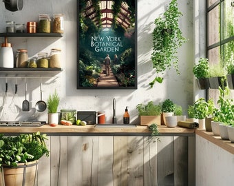 New York Botanical Garden Interior Aluminum Print – A Tranquil Escape into Nature