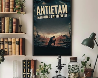 Antietam National Battlefield Aluminum Print | Civil War Tribute Art