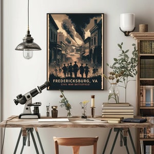 Fredericksburg Civil War Battlefield: Captivating Aluminum Print