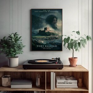 Sito storico nazionale di Fort Raleigh - Poster di viaggio su carta opaca