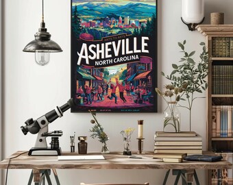 Asheville - Ants to Arts Aluminum Print | Art, Beer, and Nature