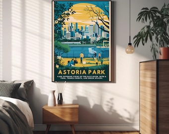 Astoria Park Aluminum Print – Capturing the Vibrant Heart of Queens