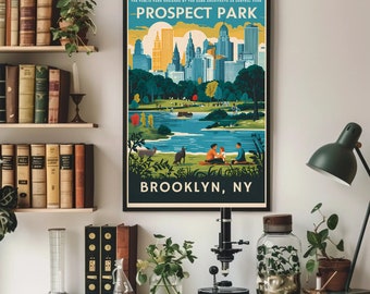 Prospect Park Aluminum Print – Embrace the Beauty of Brooklyn's Green Oasis