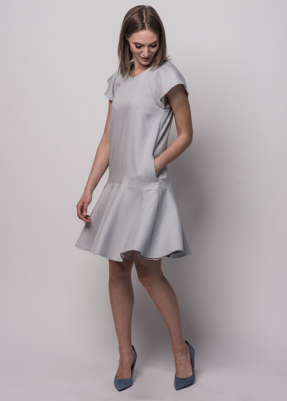 light grey summer dress