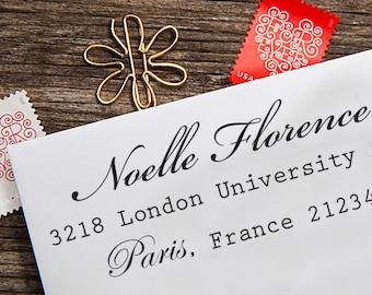 Self Inking Address Stamp - Custom Address Stamp - Return Address Stamp - Save the Date Stamp - Wedding Gift - Custom Address Stamp - 1042