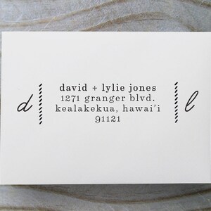 Zelfinktadresstempel, adresstempel, aangepaste adresstempel, retouradresstempel, gepersonaliseerd geschenk - 1019