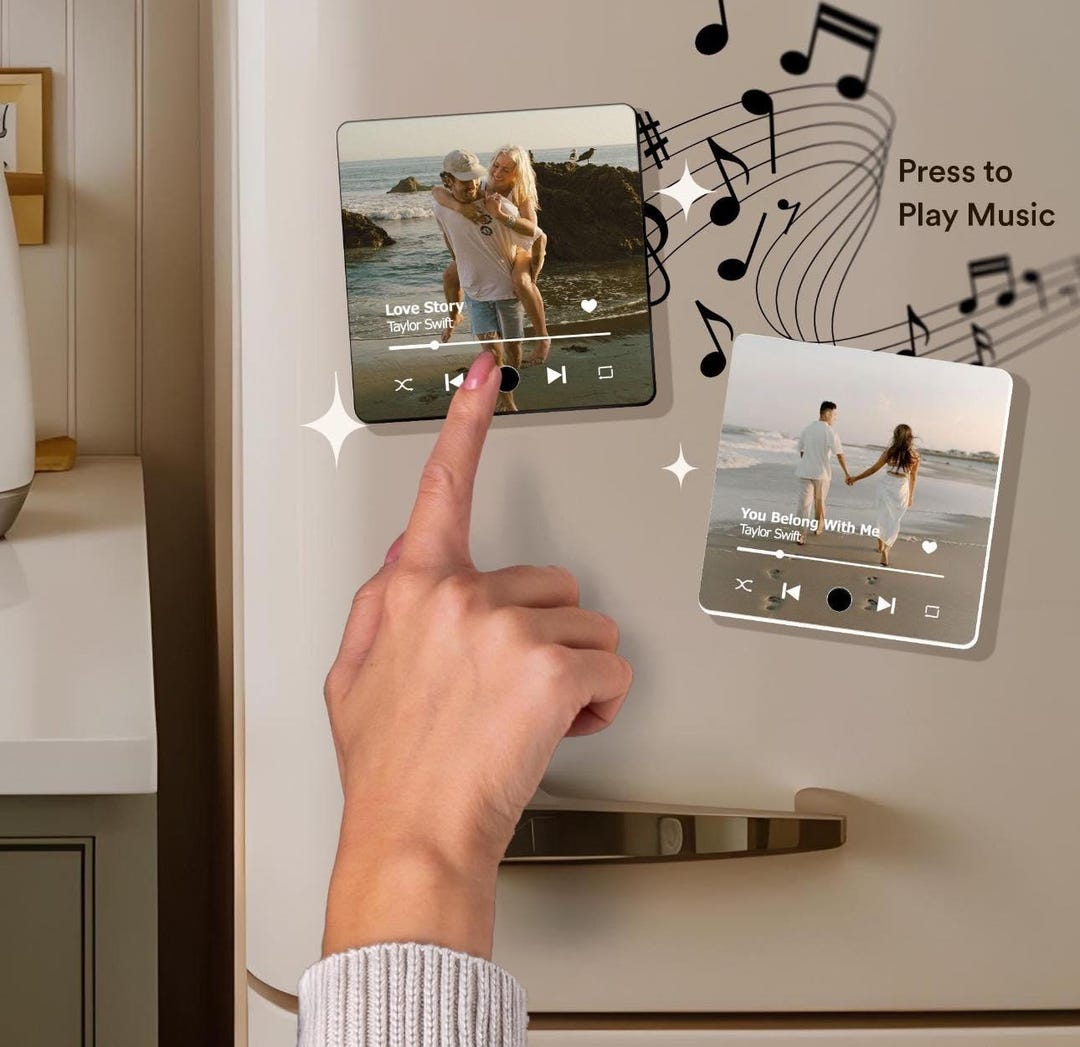 Music Fridge Magnet,Play Whole Song Music Box,Anniversary