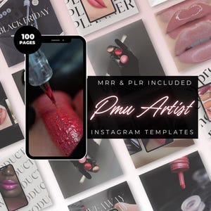 Modelli PMU, modelli Instagram per arrossire le labbra, social media PMU, truccatrice permanente, modelli IG pronti per te