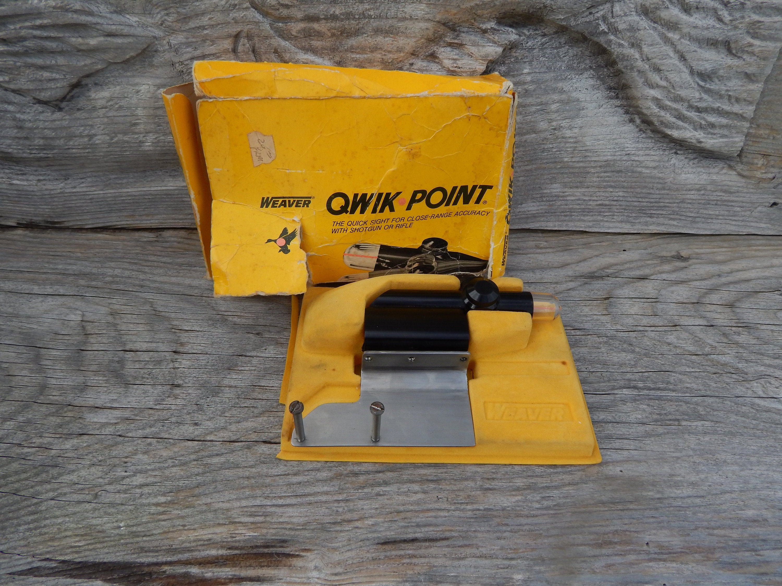 WEAVER クイックポイント Vintage Gun Scopes — Weaver Qwik Point S-1. New in Box.