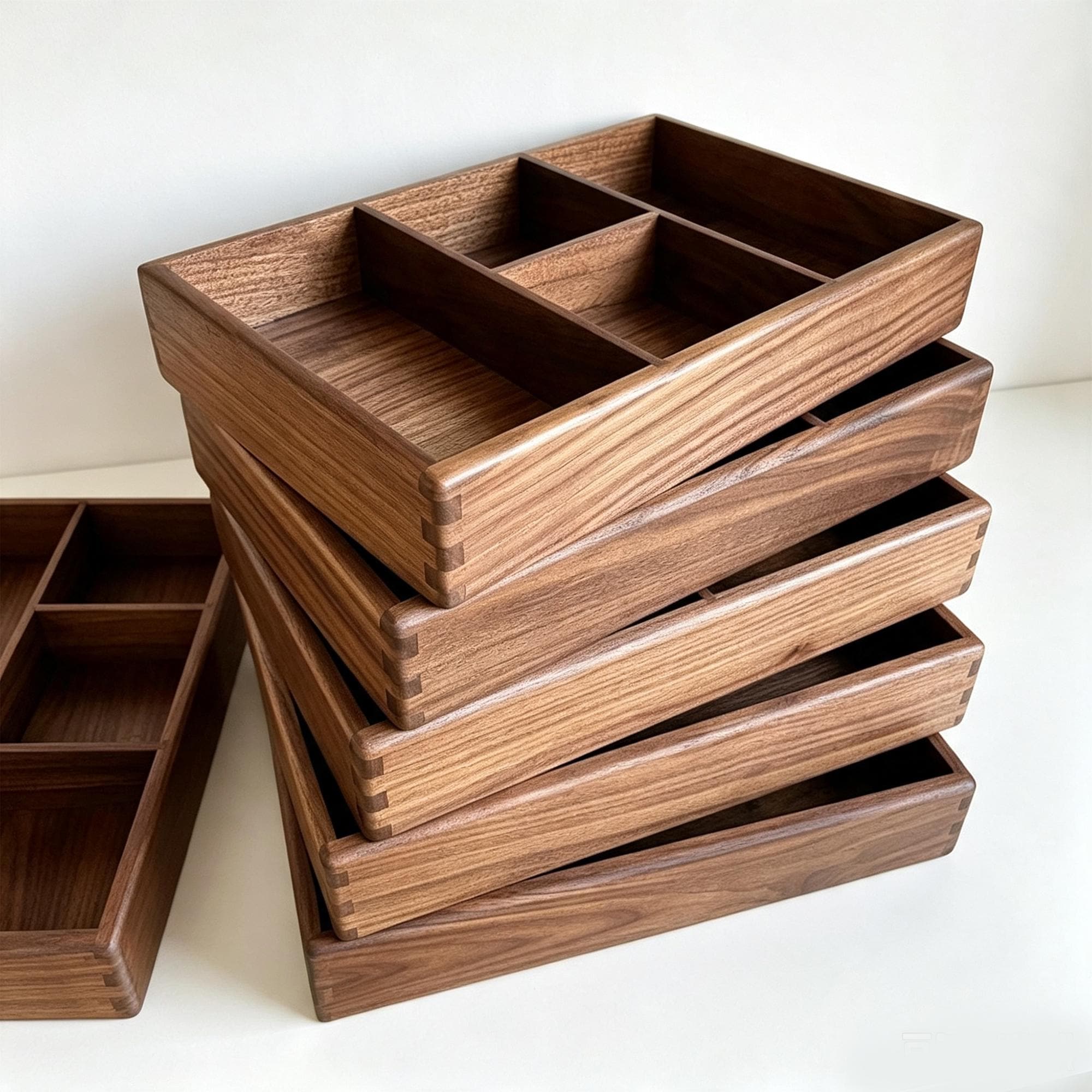 Holz schublade teiler