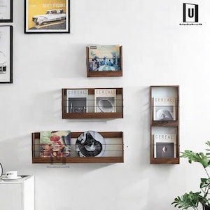 Vinyl Record Displays, Record Player Stand,Record Holder,Record Shelf, Vinyl Record Storage Shelf,Shelf, Magazine Rack,organizer