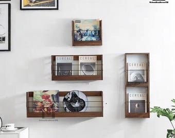 Vinyl Record Displays, Record Player Stand,Record Holder,Record Shelf, Vinyl Record Storage Shelf,Shelf, Magazine Rack,organizer