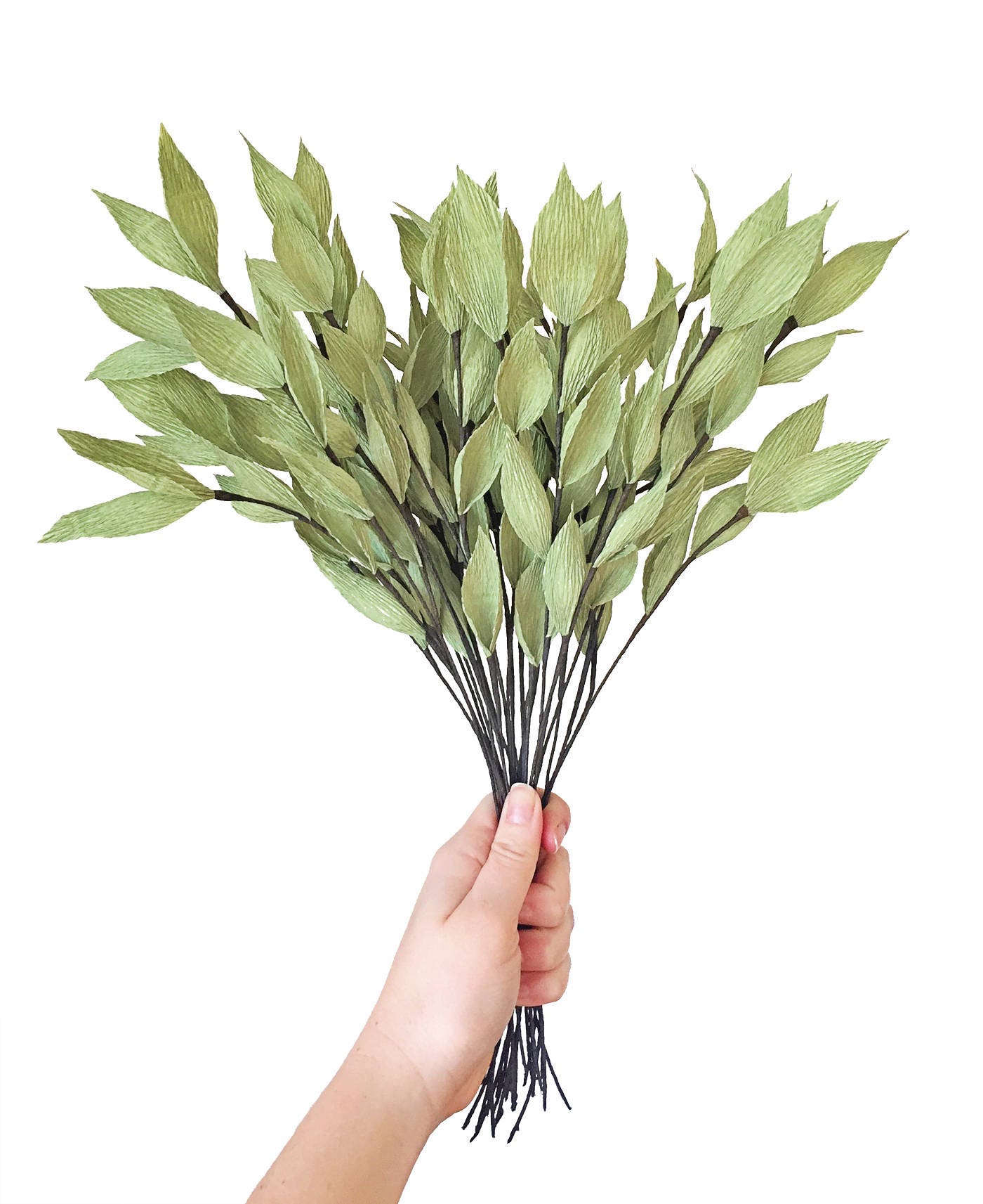 Floral Stems with Leaves, 10 Piece –