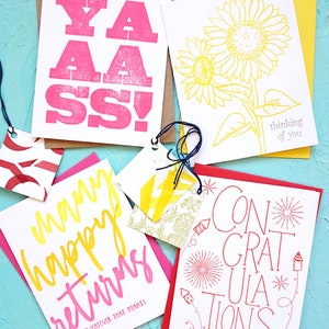 SUBSCRIPTION: 622's Monthly Letterpress Card Club image 8