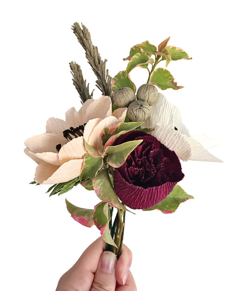 Handmade Crepe Paper Wild Grass Wheat or Lavender Etsy