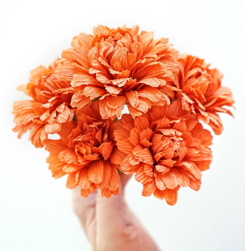 Mum Handmade Crepe Paper Flower Etsy