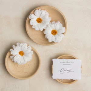 Daisy or Black-Eyed Susan: Handmade Crepe Paper Flower image 1