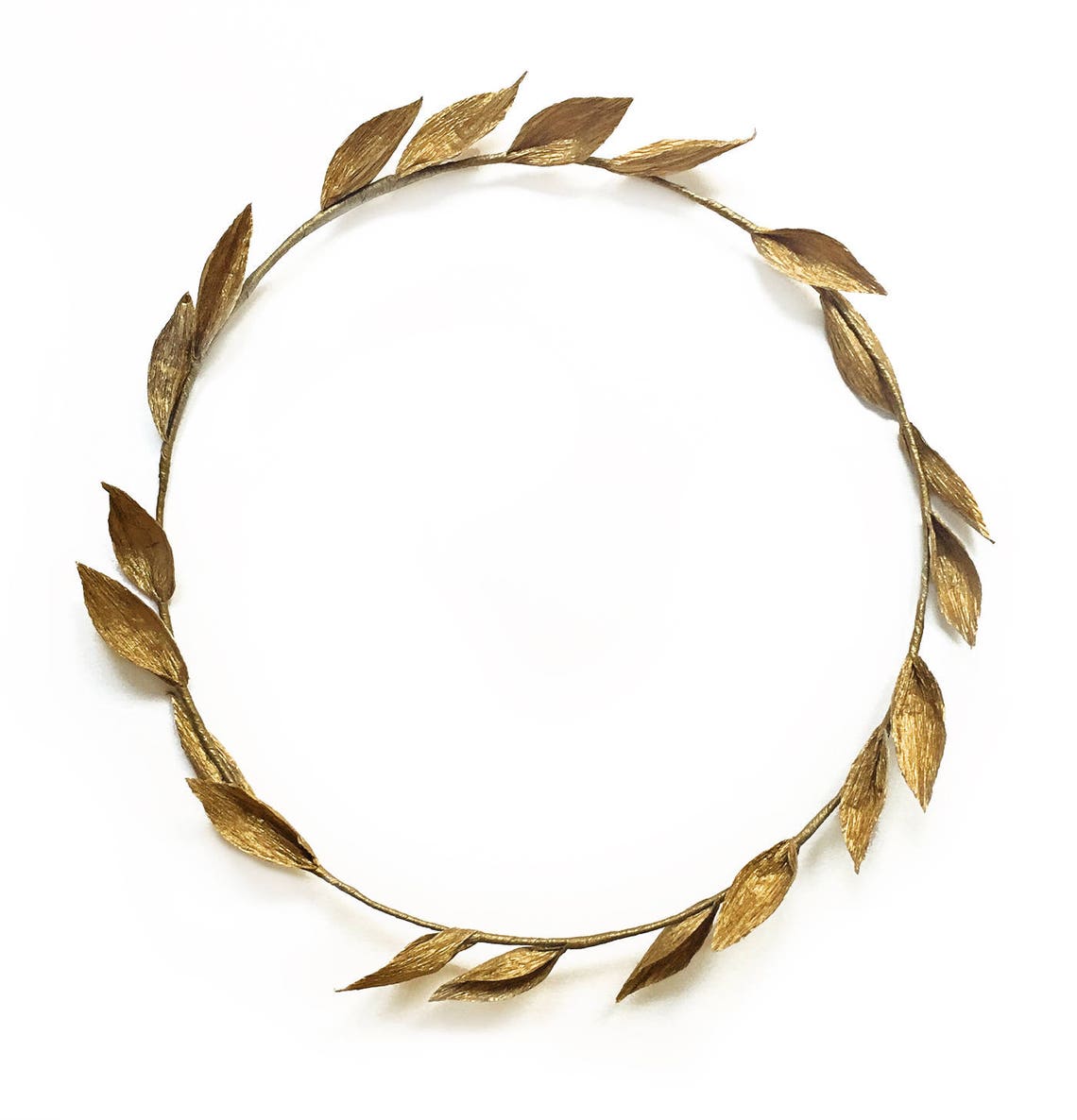 Minimalist Paper Leaf Crown: Simple & Classic | Etsy