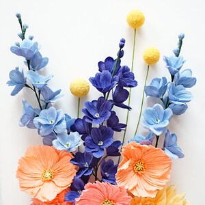 Billy Balls (Craspedia): Handmade Crepe Paper Flowers image 4