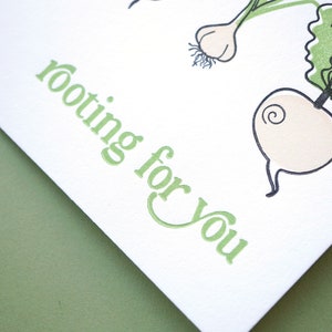 Rooting for You Letterpress Card image 4