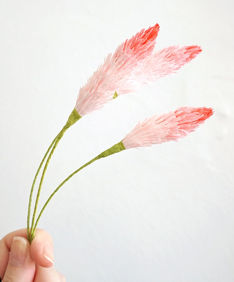 Handmade Crepe Paper Wild Grass Wheat or Lavender Etsy