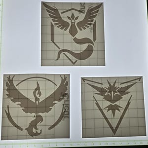 Team Valor White Vinyl decal