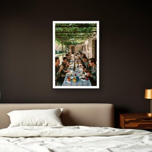 Military Wall Art art print framed in a dark luxury bedroom