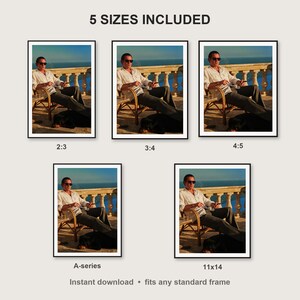 Rottweiler Wall Art print size chart - 5 ratios included: 2:3, 3:4, 4:5, 11x14, ISO A