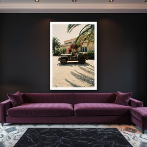 German Shepherd Wall Art art print framed in a luxury living room