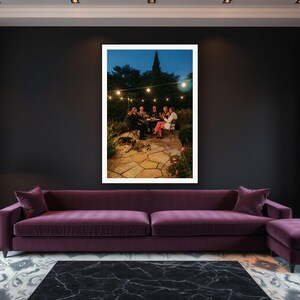 Military Dog Wall Art art print framed in a luxury living room