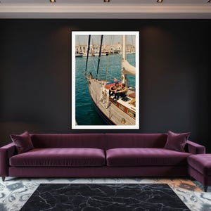 German Shepherd Wall Art art print framed in a luxury living room
