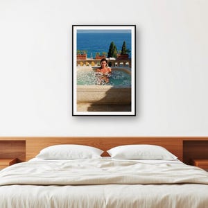 Vintage Villa Terrace Ice Bath Print | Cold Plunge Wellness Photo (Digital Download) image 2