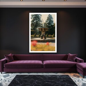 Cavalier Spaniel Wall Art art print framed in a luxury living room