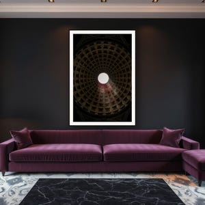 Dark Luxury Wall Art art print framed in a luxury living room