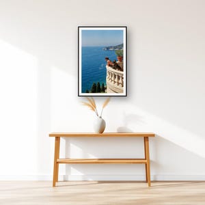 Military K9 Wall Art art print displayed above an entry console table