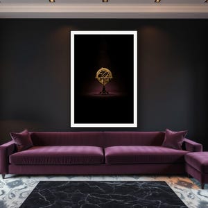 Alchemy Wall Art art print framed in a luxury living room