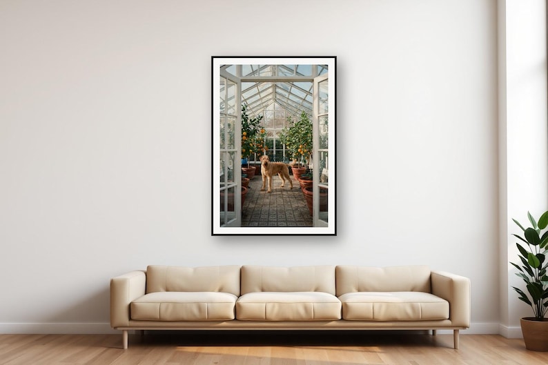 Rhodesian Ridgeback Orangery Print | Vintage Dog Photography (Digital Download) image 1