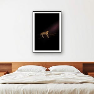 Leopard Wall Art | Brass Rimmed Animal Print (Digital Download) image 2
