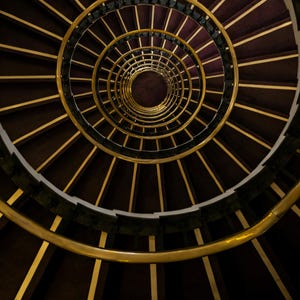 Close-up detail of Dark Luxury Wall Art art print