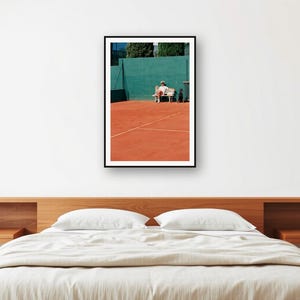 Doberman Tennis Print | Vintage Officer Courtside Photo (Digital Download) image 2