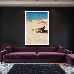 Belgian Malinois Wall Art art print framed in a luxury living room